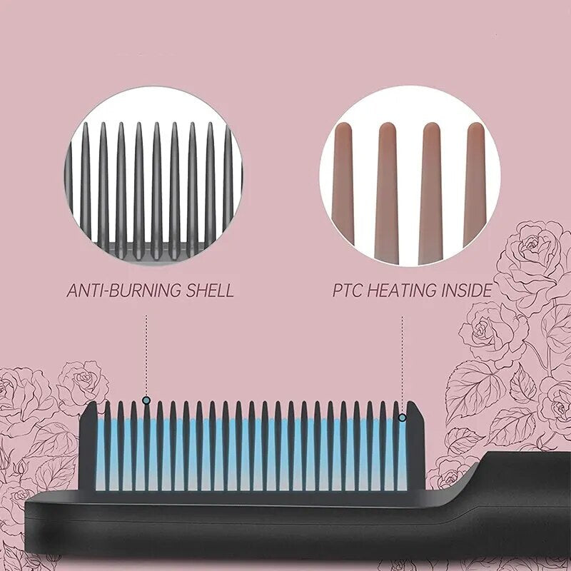 5 In 1 Hair Straightening Comb