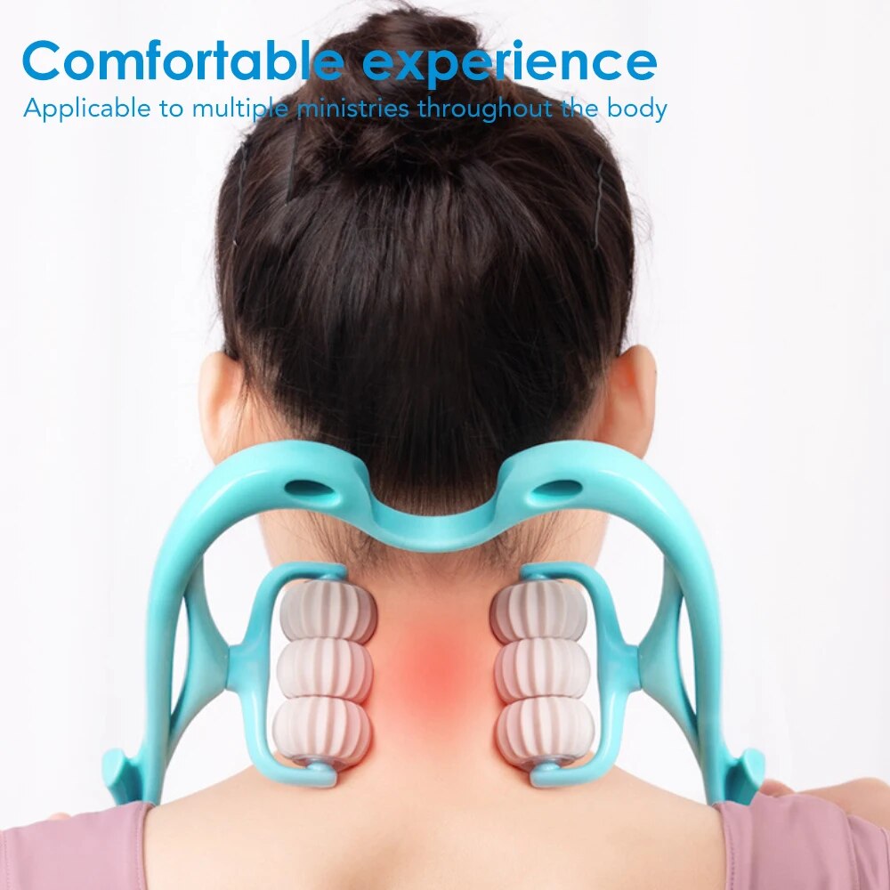 Six-wheel Neck Massager